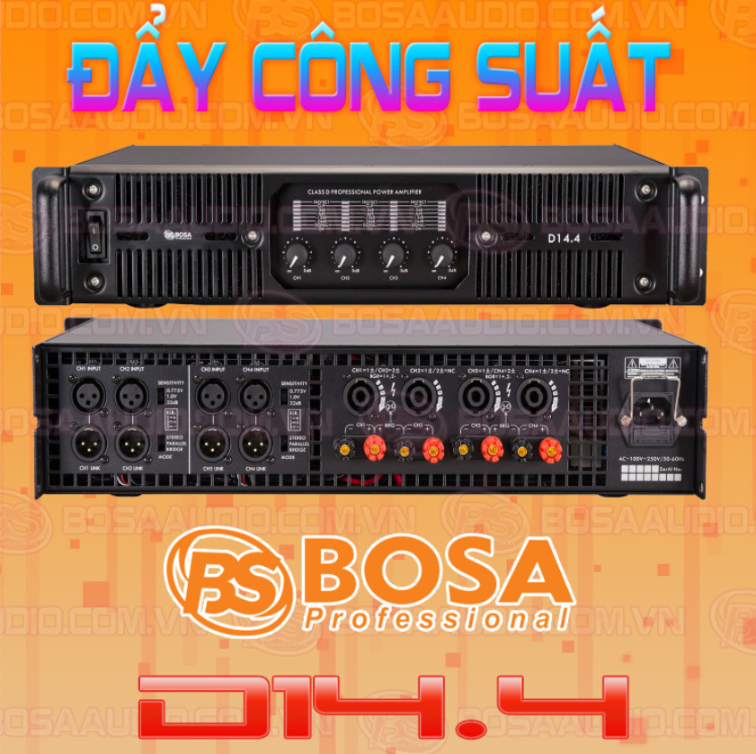 Main 4 kênh nguồn xung Bosa